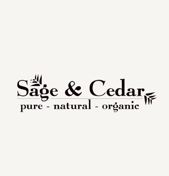 Sage and Cedar logo pure nature organic