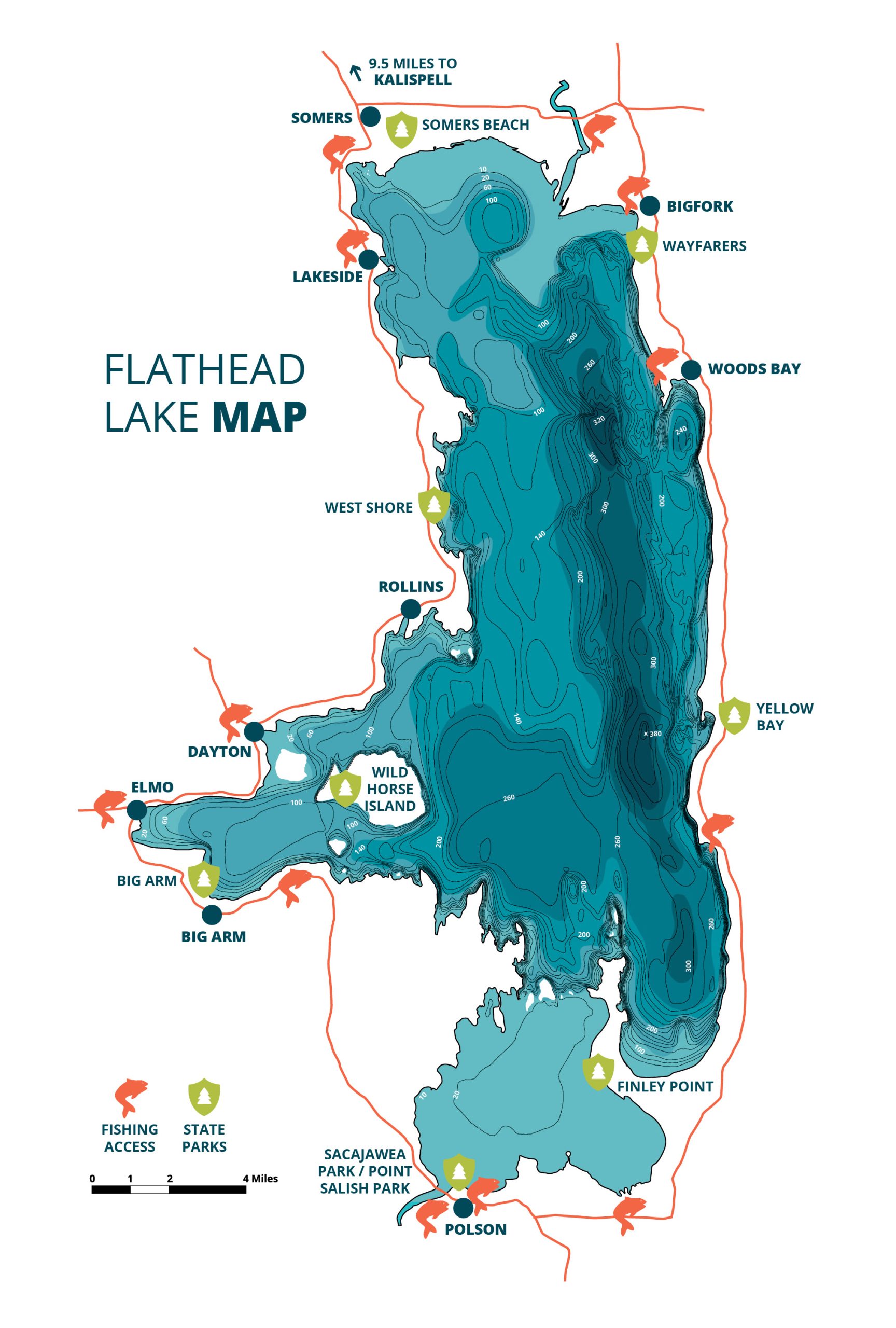 Flathead Lake Map 1 Scaled 